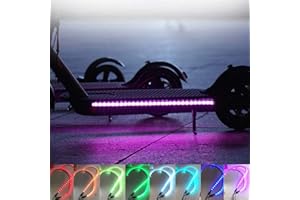 MotuTech Striscia LED luminosa per Xiaomi M365 M365 Pro 1S Essential Luce decorativa di Allarme Luce Notturna accecante Multi-Colore per Segway Ninebot Max G30 Scooter Monopattino Elettrico