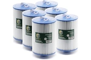 EMBRIIO Cartouche de Rechange pour Pompe de Filtre 6CH-940 Convient pour Unicel 6CH-940 FC-0359 Waterway Plastics 817-0050 25252 378902 03FIL1400 Spa - Eau Propre et Salubre - 6 Pack