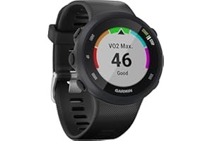 Garmin Forerunner 45, 42 mm, Reloj GPS para Correr fácil de Usar con Soporte de Plan de Entrenamiento Gratuito de Entrenador, Color Negro