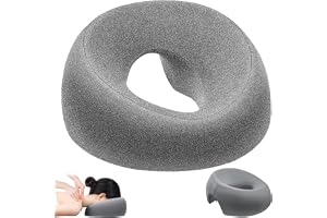HIULLEN massage vaggningskudde, U-formad massage ansiktskudde, massagekudde huvudhål, massage nackstöd för säng, massage nackstöd för skrivbord, spa, salong, massagesängar