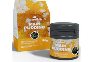 NatureHolic - Alimento para camarones MainPudding I alimento completo para invertebrados, consistencia suave popular, fabricado suavemente, 50 ml