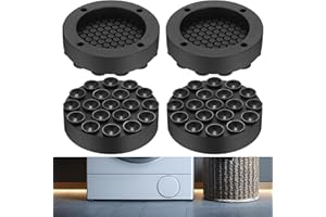 YILUXMYYXGS 4 szt. mata antywibracyjna do pralki, mata antywibracyjna, mata antypoślizgowa, podkładka pod pralkę, uniwersalne amortyzatory antywibracyjne, nóżki do lodówki, stołu, 4 szt