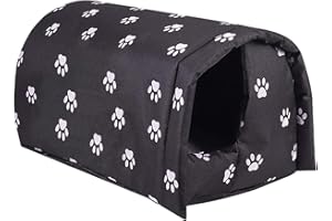 Luoji Pets House Waterproof Outdoor Cat Shelter Warm Stray Cats Shelter Cat Kennel For Dog Cat