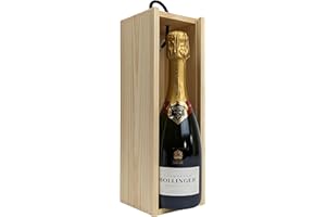 BELLEVUE WINES Bollinger Special Cuvee Champagne 37.5cl Half Bottle in a Champagne Wooden Gift Box