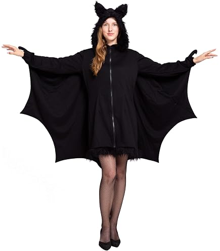 CATMEYE Set De Disfraz Rock Star – Peluca Negra Larga, Gafas Redondas Moradas Y Cruz Dorada – Accesorios Para Fiestas 70s/80s, Halloween Y Cosplay – Talla Única Adultos