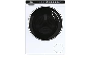 Haier Mini Drum Lavatrice Slim 5 Kg, Libera Installazione, Carica Frontale, Classe A, 1200 Giri, 6 Programmi, Smart AI e Smart Dual Spray, Trattamento ABT, 51 x 44 x 70 cm, Bianca - HW50-BP12307