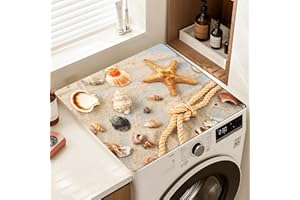 YeahBoom Waschmaschinenauflage 60x60cm,Abdeckung für Waschmaschine,Waschmaschinenabdeckung Universal,Waschmaschinen Auflage Weiche und Zuschneidbare,Waschmaschinenbezug für Waschmaschine Trockner