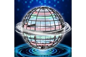 SOSUY Palla Volante Magica Ufo-Ball - Led Flying Orb Ball Boomerang Magica Palla Giocattoli Volanti Compleanno Regalo Adulto Bambino(Gry)