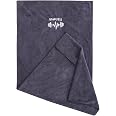 Serviette De Sport Microfibre Avec Aimant Et Poche - 80x190 Cm - Absorbante Et Rafraîchissante