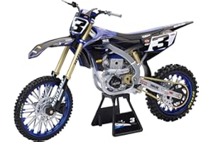 NEWRAY New Ray - Moto in miniatura da collezione - Motocross Yamaha YZF 450 Star Racing E. Tomac N°3 - Modello ridotto in metallo pressofuso - Giochi e giocattoli per piccoli e grandi - A partire da 3 anni