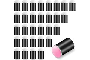 TELOOCO 30 Stück Finger Schwamm Daubers Schwammpinsel Handwerk Zeichenschwamm zum Malen von Stempeln Tinte Fingerschwamm Applikator Malschwämme für Malerei Zeichnung Tinte Kreide Kunstschaffung