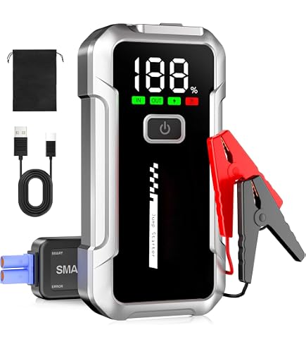 Booster Batterie ACEZUK 4000A - Démarreur Portable 12V Pour Voiture (jusqu'à 7.0L Essence)