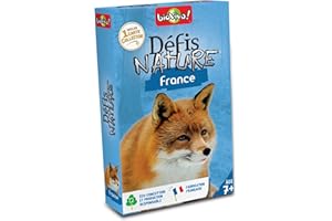 Bioviva - Défis Nature - France - Pariez sur les points forts de ces animaux pour gagner la bataille - Jeu de Cartes - 2 à 6 Joueurs - 7 ans - Fabriqué en France - 282529