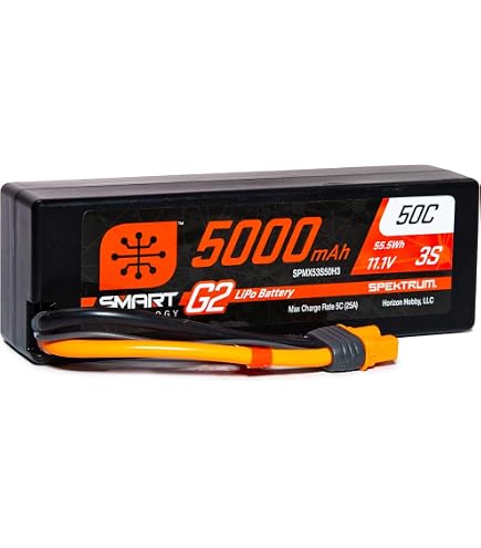 Batterie émetteur Spektrum 2000mAh 7.4V - Pour DX9, DX7S, DX8 - Remplacement SPMB2000LITX Remplacement Batterie Radiocommande Spektrum