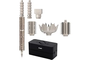 ‎SHARK Shark FlexStyle Sparkle Limited Edition Gold Diamond 5-in-1 Haarstyler und -trockner mit Lockenaufsatz, Paddelbürste, Ovalbürste, Konzentrator, Diffusor, Aufbewahrungsbox, ohne Hitzeschäden HD446JSEU