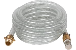 Einhell Accessoire Kit tuyau d'aspiration translucide 7 mètres avec embouts en Laiton