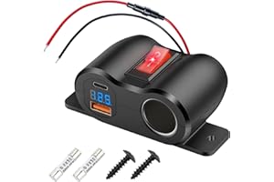 DAAKRO Ładowarka samochodowa 12 V PD+QC