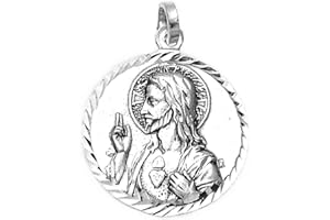 INMACULADA ROMERO IR Medalla Plata Ley 925M Escapulario 21mm. Unisex