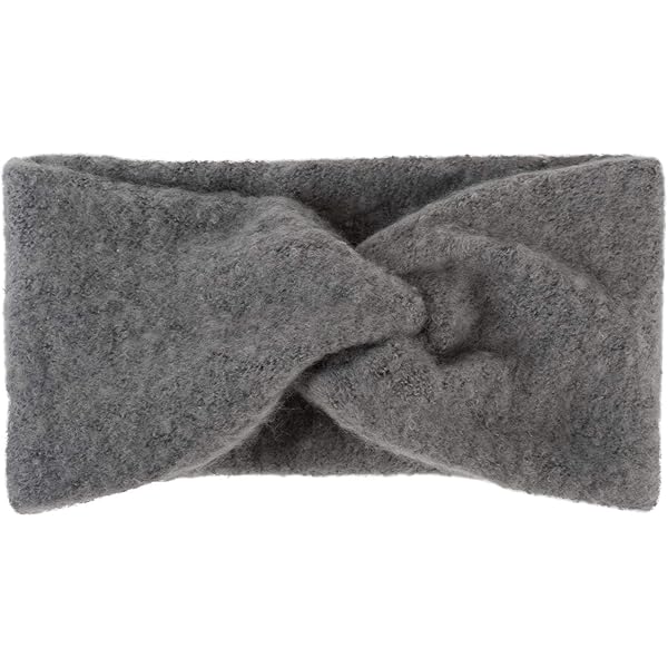 PIECES Damen Stirnband Noos – Schwarz, Geflochtenes Design, Einheitsgröße