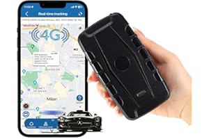 TKMARS 4G GPS Tracker Ohne ABO GPS Tracker Auto 20000mah Ultra-Lange Standby-Zeit, Stark Magnetisch Wasserdicht, Mehrere Alarme