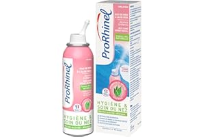 Prorhinel Spray Nasal Pour Nez Congestionné Avec Eau de Mer Ã€ l'Aloe Vera Pour Enfants, Formule Naturelle, Fabriqué en France, 100 ml