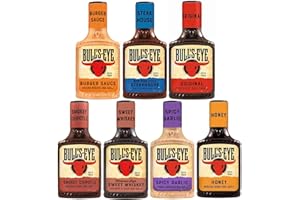 KAFFEEHAUS DIAMANT Bull's Eye Barbecue Grill Saucen Probier-Set 7 verschiedene Sorten je 300ml