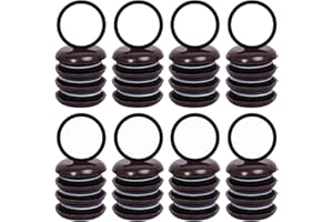 Ezprotekt Cursori e Alianti Riutilizzabili per Mobili, 35 mm, per Superfici in Moquette, per Spostare Mobili Pesanti in Modo Rapido e Semplice, Cursori per Mobili, 40 Pezzi, Marrone