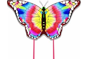 NAZANO 3 Pack Kite - Colorful kites for Kids Ages 4-8 Easy to Fly, Perfect for children and adults, Large Rainbow Butterfly Kites Red Octopus for Outdoor Game Activities