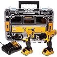 DEWALT 12V XR Sub-Compact Twin Pack, Impact and Drill Driver, 2 x 2.0Ah