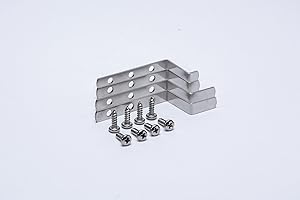 GEWEBE-PROFI Montagewinkel 21 mm Fliegengitter Fenster Fliegengitter Befestigung Einhängewinkel Insektenschutz Einhängefedern Fliegengitter Halterung Haken Zubehör Befestigung ohne bohren Fliegengitter mit Rahmen