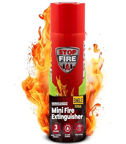 Estintore Ad Aerosol Ecologico FSS 50 - Portatile Per Incendi Professionale (5 Classi Di Fuoco) - Foto 8