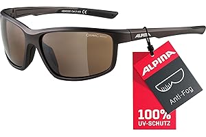 ‎ALPINA ALPINA DEFEY - Verspiegelte und Bruchsichere Sport- & Fahrradbrille für Erwachsene, Anti-fog, bruchsicher, mit UV-A-, B- & -C-Schutz