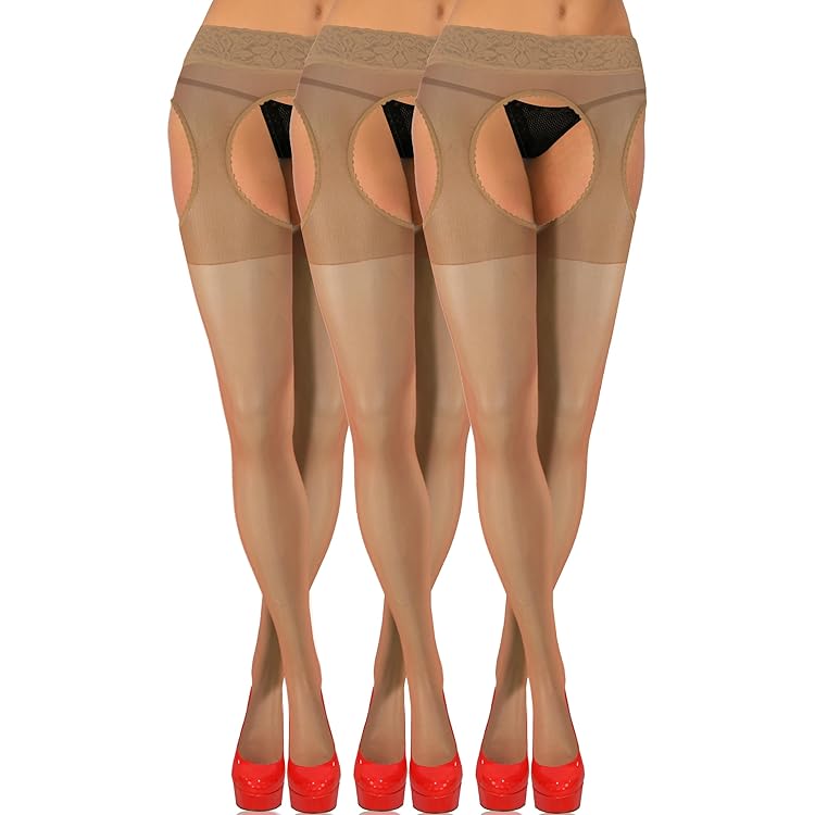 Collant Sexy Senza Cavallo Da Donna, Senza Cuciture - Foto 11