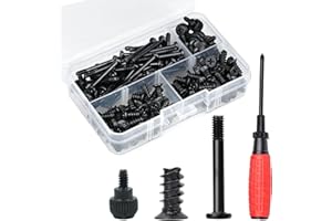 Nivithi Assortiment de 160 vis pour boîtier PC, kit de vis longues et courtes pour montage de ventilateur, 30 mm et 10 mm.