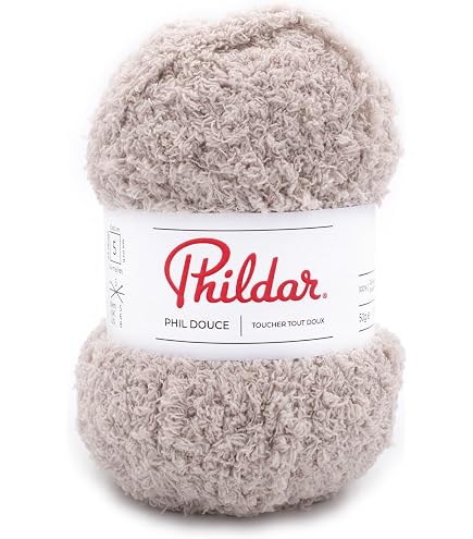 Pelote De Laine PHIL SIRENE Gypse - Doré Brillant - Aiguille 4.5 - Polyamide - Neuve