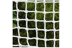 RED PROTECCIÓN-888 Red de Seguridad Barandilla Protección de Balcón Escalera de Red, Balcón Infantil Escalera protección Red, Red de Carga Red de decoración de jardín, Aislamiento Valla Neta, Red de Nylon Blanco Malla