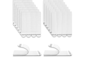 SHFYFHS 24 par (48 paski) pasków plakatowych, paski do zawieszania obrazów, paski montażowe, samoprzylepne paski do zawieszania obrazów, do zdjęć i ramek w różnych rozmiarach, bez uszkodzeń, 93 x 19 mm.