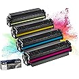 Black Point [avec Puce] Lot de 4 Cartouches de Toner pour HP 207X HP 207A HP W2210X W2210A W2211X W2212X W2213X pour HP Color
