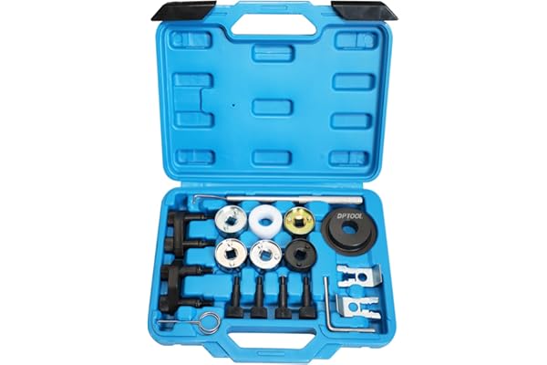 DPTOOL EA888 1.8 2.0 TSi TFSi Outils Calage Moteur Arbre à cames Vilebrequin Compatible avec Audi VW 2006-2018 Remplacer T10352 T10368 T40196 T10354 T10060A T40011,19PC Kit (Version Mise à Niveau)