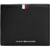 Tommy Hilfiger Erkek TH PREM LEA CC AND COIN C&uuml;zdan Black Tek Beden