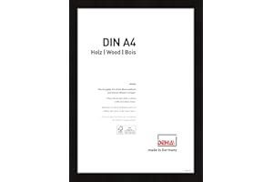 DEHA Design Ramka na zdjęcia Fontana, 21 x 29,7 cm (A4), Czarny