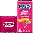 Durex Intense Pleasure Condoms for Men - Pack Of 12