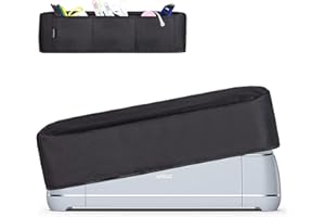 TRO&HOM Cover for Cricut Maker 3/Cricut Maker/Explore Air 2, Dust Cover with Pockets for Tools Cricut Accessories, Pens, Cicut Maker Circut Maker 3 Cover Scrapbooking Die-Cut Machine Cover