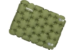 EULANT Cojines de Asiento Inflable,Cojín de Aire Impermeable,Suave Cojín del Avión,Hinchable Esterilla para Camping Viajes Kayak Mochilero Conciertos Estadio Playa Césped Suelo,Inflado por soplado