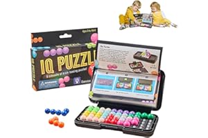 Ceeyoll IQ Puzzler Pro,Juego de Inteligencia,Juego de Rompecabezas,lógica 3D,Contiene 120 desafíos de Inteligencia, Adecuado para Que los niños se relajen y alivien el estrés.