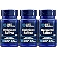 Life Extension - Optimized Saffron with Satiereal - 60 Vcaps (Pack of 3)