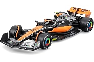 F1 McLAREN MCL60 2023 BRITISH GP – Fórmula 1 – LANDO NORRIS 4 – Escala 1:43 12 cm – Bburago 38087