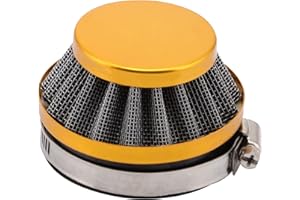 GOOFIT 58MM Filtro Aria Sostituzione Per 2 Strike 47cc 49cc Scooter ATV Pocketbike Mini Quad Oro