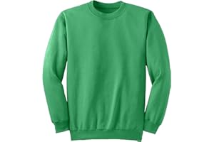 INSAFIANS Unisex School Sweatshirt Boys & Girls – Fleece Jumper Crew Neck Classic Long Sleeve School Uniform Sweater