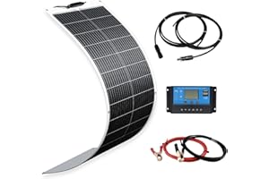 XINPUGUANG 12v Sistemi di energia solare Flessibile Pannello Solare 100W 18V fotovoltaico fotovoltaico fotovoltaico monocristallino Modulo (100W pannello solare)